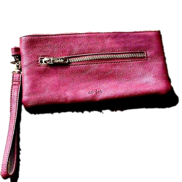 co-lab Handbags - Co-lab vegan leather purple wristlet